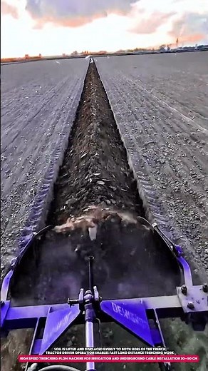 High Speed Trenching Plow Machine for Irrigation and Underground Cable Installation 30–50 cm