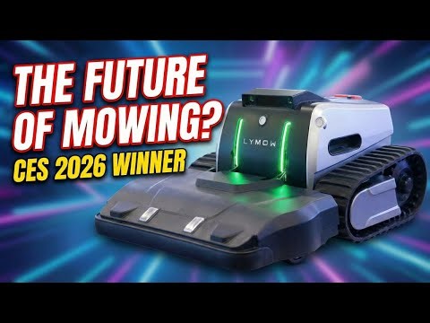 Lymow One Plus: The Best Robot Mower Just Got Better! CES 2026!