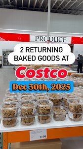 One classic, one celebratory 🎉 - Both delicious! Check out these returning baked goods at Costco 🧁 #costco #bakery #butter #cake #dessert | Discovering Costco