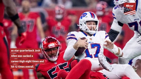 Texans Sack Bills' Josh Allen Eight Times in Win