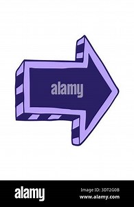 vibrating motion animation of doodle directing arrow Stock Video Footage - Alamy