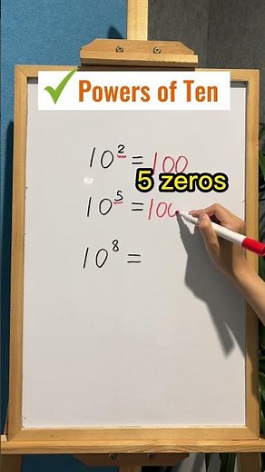 Powers of Ten🤔 | Math Class
