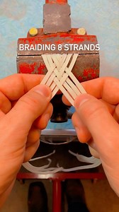 8.3K views · 1.8K reactions | Braiding 8 Strands #artistsoninstagram #artist #handmade #madebyme #madebyhand #leathercraft | Scott Gore Rawhide | Facebook