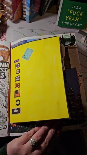 Thanks @Katie for the Colorado #state swap! #fyppppppppppppppppppppppp #junkjournalcommunity #junkjournalwithme #journaltok