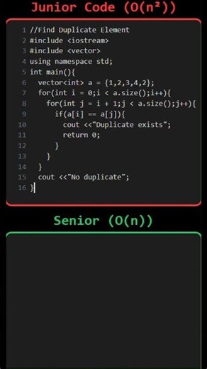 Senior vs Junior Developer Solves Missing Number | Sorting vs XOR ⚡