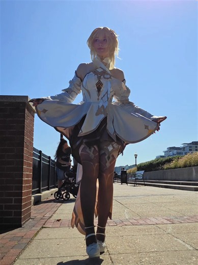 ahh lumine! ✨🥹💫 #cosplay #genshinimpact #dancetrend | cosplay dancing trend