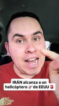 IRÁN alcanza a un helicóptero 🚁 de EEUU #news