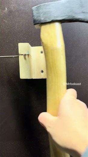 Smartest way to store an axe safely #shorts #tool #safety