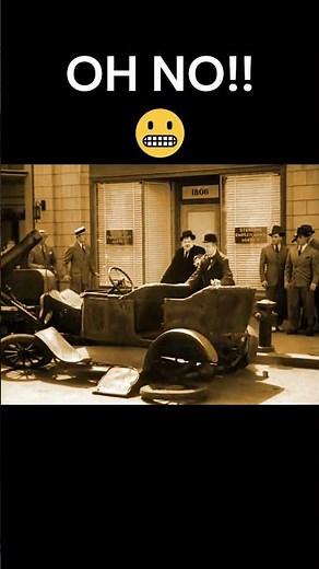 Laurel & Hardy: The Car Fell Apart! 😂🚗 #slapstick