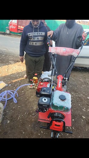 Power Weeder with HTP Power Sprayers Attachment! Experience the ultimate in agricultural efficiency with the Power Weeder and HTP Power Sprayers attachment! *Key Benefits:* 1. *Unbeatable Performance*: Powerful weeding and spraying capabilities for optimal crop care. 2. *Time-Saving*: Quickly and efficiently weed and spray large areas. 3. *Fuel Efficiency*: Reduced fuel consumption saves you money. 4. *Easy to Operate*: User-friendly design for comfortable handling and minimal fatigue. *HTP Powe