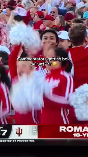 Yo I know yal heard that!! ESPN this is crazy 🤣🤣🤣 I know what he prob meant but what??? “Mixed with him being black” yooo #espn #cfp #football #fyp #indiana #bama