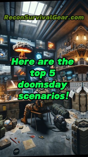 1.2K views · 16 reactions | ⚠️Doomsday Scenarios: Is it the End? 5 Catastrophes to Prepare For! #DoomsdayPrepper #ApocalypseNow | Recon Survival | Facebook