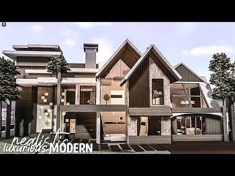 Bloxburg: REALISTIC Mansion Modern Luxurious House|| House Build