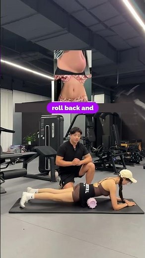 Flatten Your Lower Belly Fast 🔥 4 Foam Roller Exercises to Tone Your Core at Home