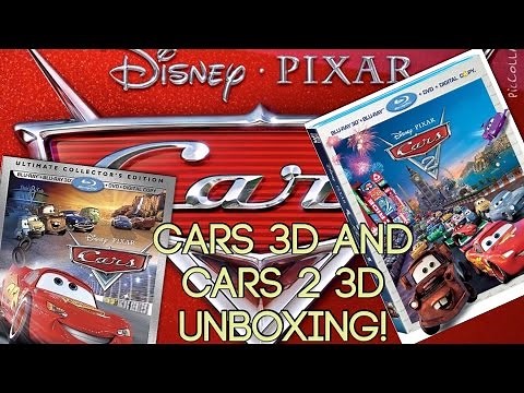 Cars 3D and Cars 2 3D Blu-ray Unboxing!