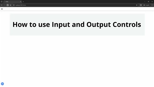 FUXA Controls Input-Output