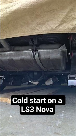 cold start on my 1971 Ls3 Nova #coldstart #ls3 #idle