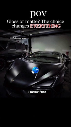 POV: Gloss or matte? The choice changes EVERYTHING #lamborghini #lambo #supercars #exoticcars