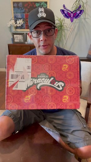 The voice of #Hawkmoth with a #miraculousladybug gift box #opening What secrets lie inside? @culturefly #miraculous #miraculousshanghai