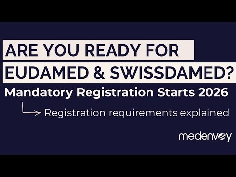 EUDAMED & swissdamed Mandatory Registration by 2026