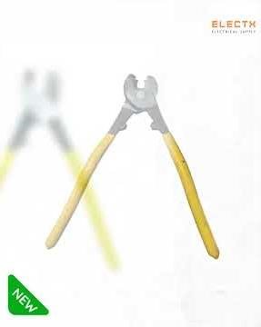 10 Inch Cable Cutter 25.5cm Tool Length with Yellow Grip Handles