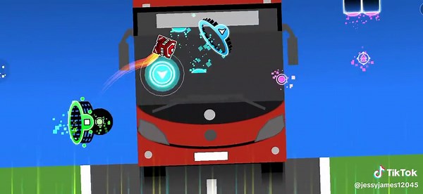 Smooth Bus Light in Geometry Dash: A Unique Showcase