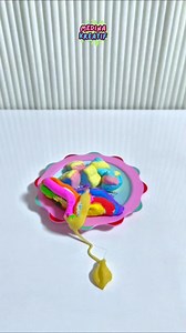 Melted Caramel Marshmallows 💖 #diy #satisfying #polymerclay | Medina Kreatif