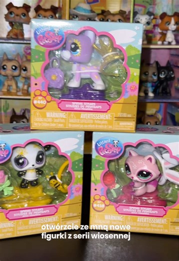Otwórzcie ze mną nowe figurki #lps z serii spring stylers seria wiosenna #littlestpetshop #gratedane #dino #dla_ciebie