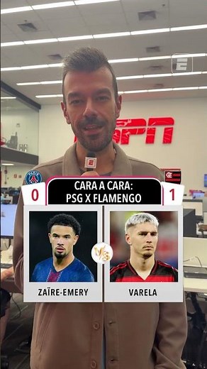 'CARA CARA' ENTRE FLAMENGO X PSG. CONCORDA COM PEDRO IVO, FÃ DE ESPORTES? 👀⚽ #shorts