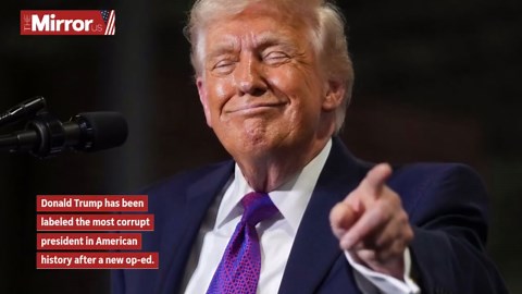 Trump the 'most corrupt president in American history' after IRS settlement