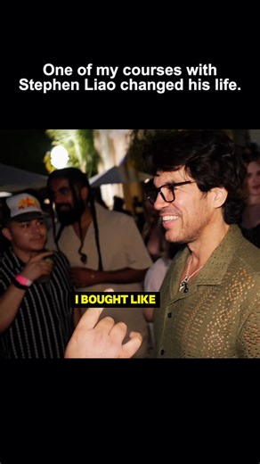 One of my courses with Stephen Liao changed his life. | Tai Lopez