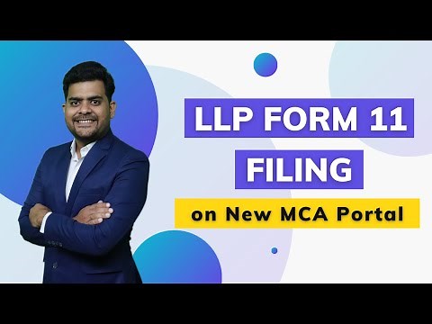 Form 11 Filing on New MCA Portal | Annual Return of LLP #Form11 #LLP #Annual #Return