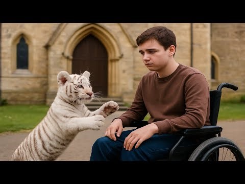 White Tiger Cub Begged Paralyzed Boy for Help – The Next Scene Will Make You Cry !