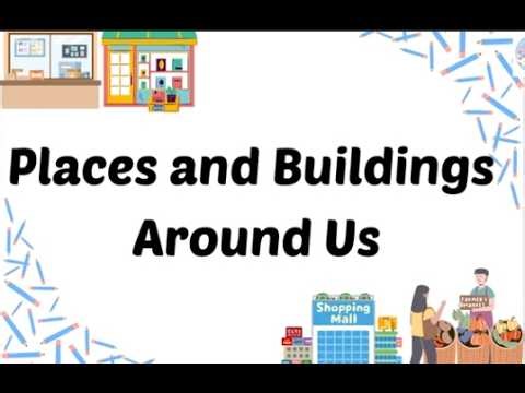 Places Around Us for Kids 🌍 | Learn Community Places | Kindergarten Learning Video