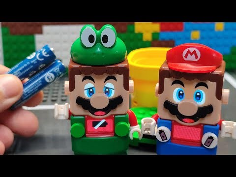 LEGO Super Mario Empty Battery | How to change Empty LOW LEGO Super Mario Battery | Frog suit