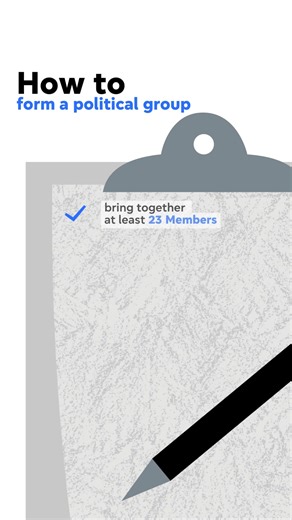 Now that the elections are over, do you know which political group your Members of the European Parliament will join and why? Most Members gather into political groups based on common political views. Political groups assign: ✍️ Who works on policy files 📢 Who coordinates the work of the political group in committees and delegations ⚖️ Who gets leadership positions such as committee chair and vice-chairs Also, before every vote in plenary, political groups scrutinise the reports drawn up by the
