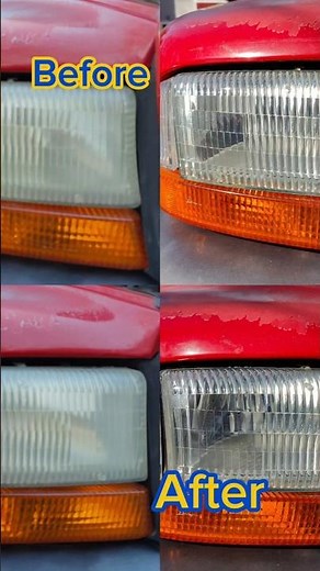 Dodge Dakota Headlight Restoration
