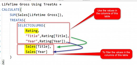 Creating Relationship Based on Multiple Fields in Power BI Using TREATAS DAX Function