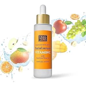 Amazon.com: Dead Sea Collection Vitamin C Serum For Face - Hydration Facial Serum - Skin Serum for Smooth and Moisturized Skin - Enriched with Dead Sea Minerals and Vitamins - 1,69 Fl. Oz. : Beauty & Personal Care