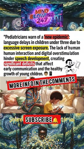 The New Childhood Epidemic: How Screens are "Silencing" Children's Language #mindblowing