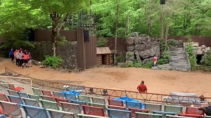 Early fight rehearsal... For tickets to “Unto These Hills” please visit: www.cherokeehistorical.org. | Cherokee Adventure