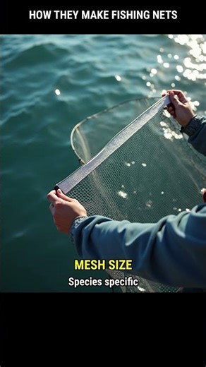 Fishing Nets Are Knotted From SINGLE Filament Thread 🕸️
