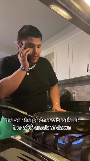 Cooking in the Morning: Phone Chats and Delicious Meals