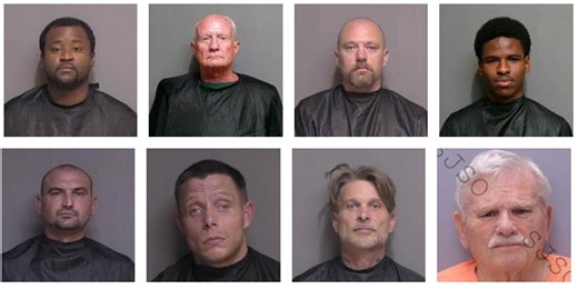 8 Arrested, 3 from Flagler, in Sting Operation Targeting Men Soliciting Minors on Web | FlaglerLive