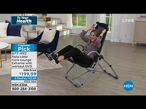 Tony Little Core Lounge Extreme with workout DVD