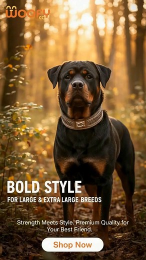 Introducing the Python Leather Dog Collar, crafted for big dogs with even bigger personalities. Shop now for standout luxury. | Woofyco.pet
