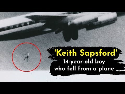 Keith Sapsford 14-year-old boywho fell from a plane