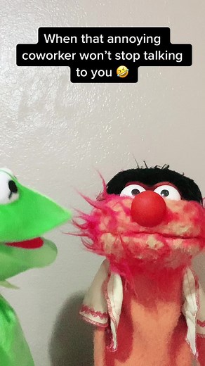 Funny Puppet Conversation About Annoying Coworkers