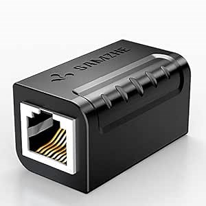 SAMZHE RJ45 Coupler Cat7 Cat6 Cat5 RJ45 8P8C Female Connector Ethernet Adapter LAN Network in-Line Coupler