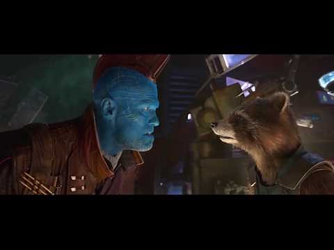 guardians of the galaxy 2 yondu rocket scene